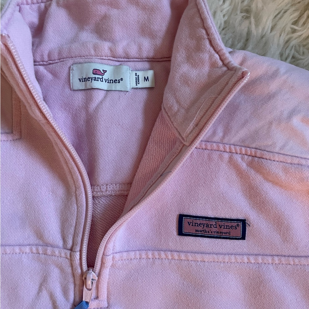 Vineyard Vines - Women’s Medium, quarter zip in pink